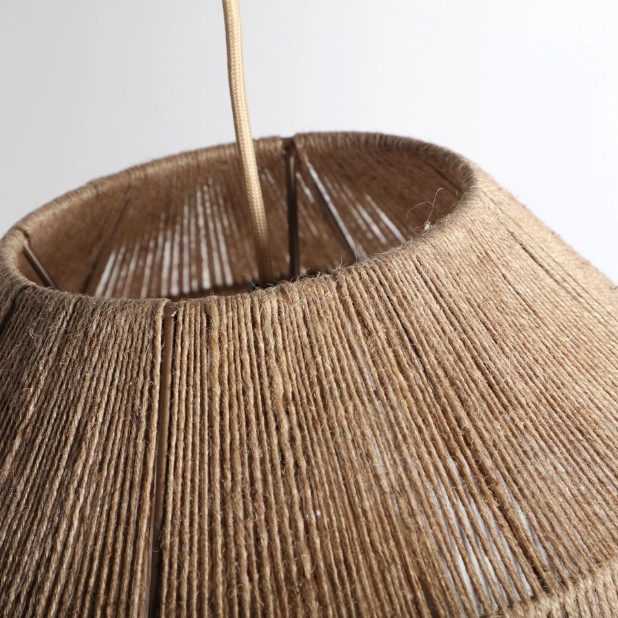 Khed Ceiling Lamp, Natural Jute, 34X34X39Cm