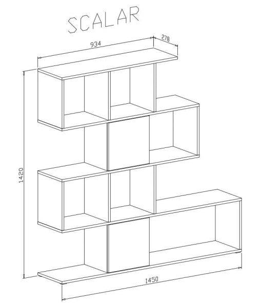 Estante Scalar Betão
