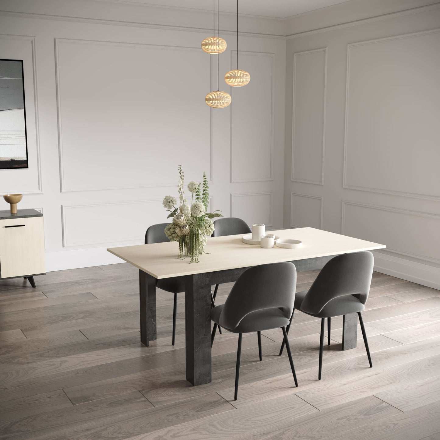 Mesa de Refeição Extensível Kent