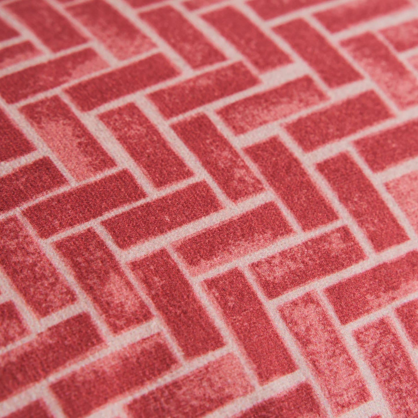 Almofada em Veludo Rosa, Rosa, 42X26X10Cm