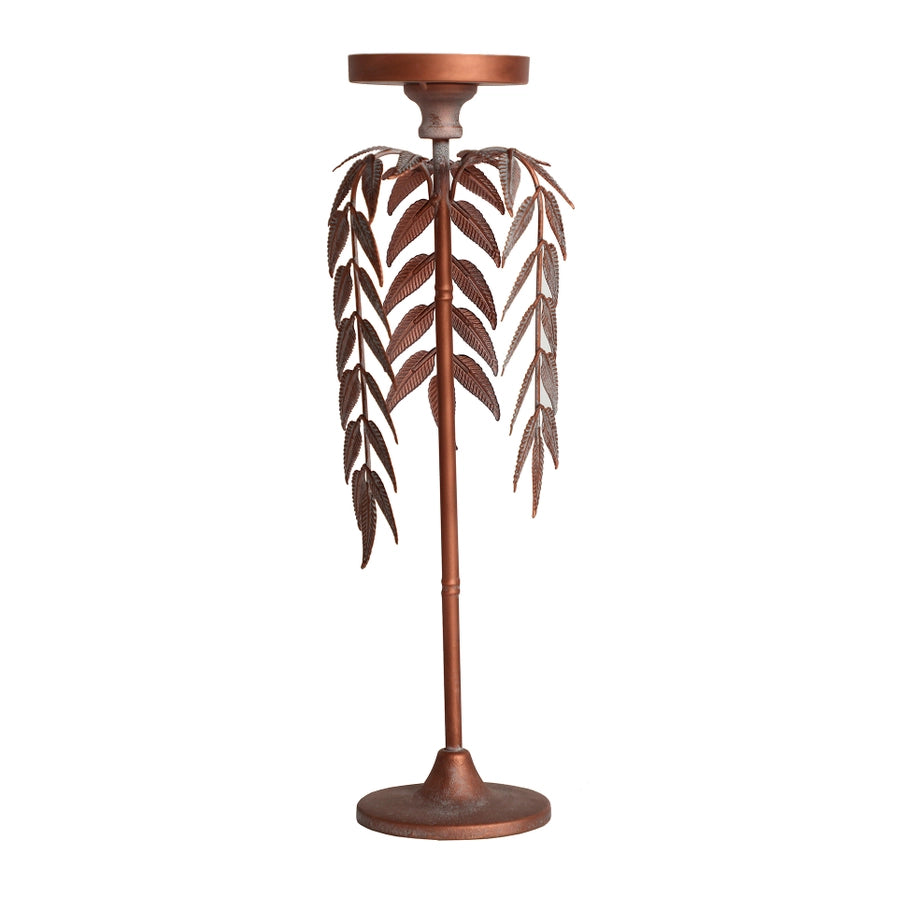 Palmera Lucerne Candlestick, Iron, Copper