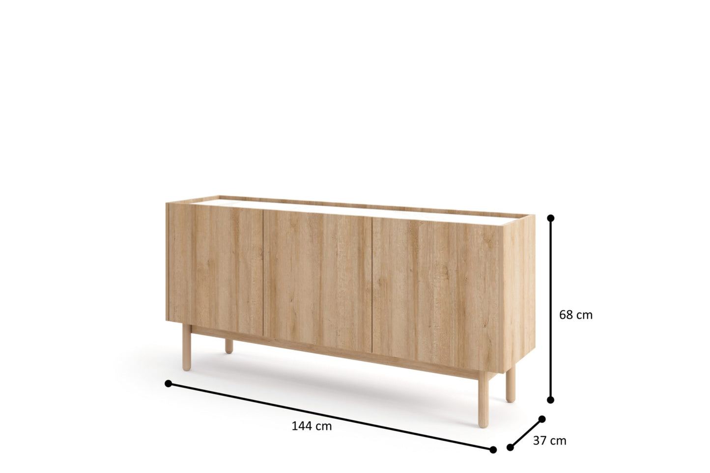 Aparador Boho 144/68 cm