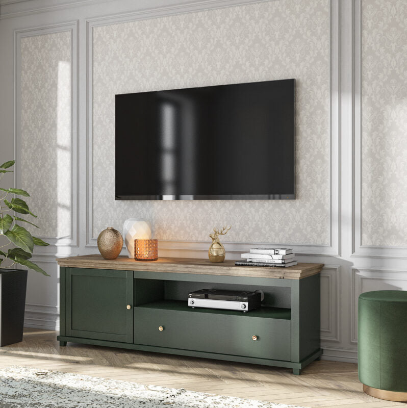 Móvel TV Evora 1P1G Verde