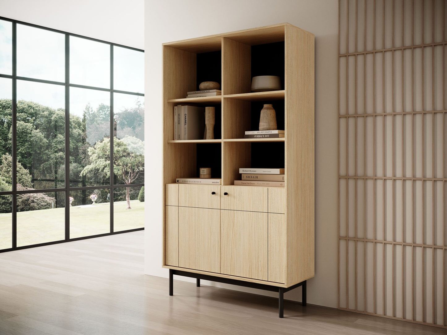 Estante Japandi 103cm Oak Linea