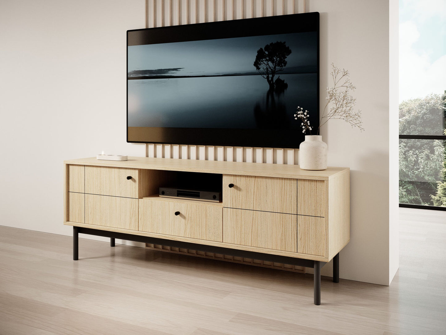 Base TV Japandi Oak Linea