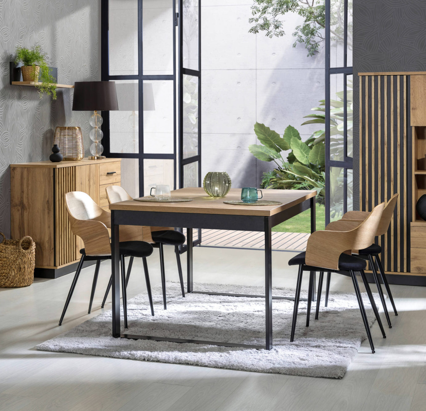Mesa de Refeição Extensível Lamelo