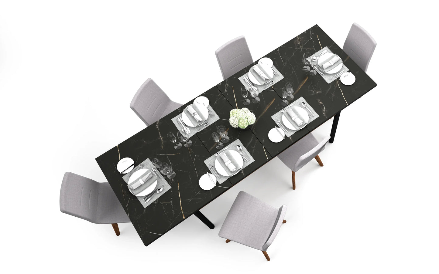 Mesa extensível Prestigo 160/200
