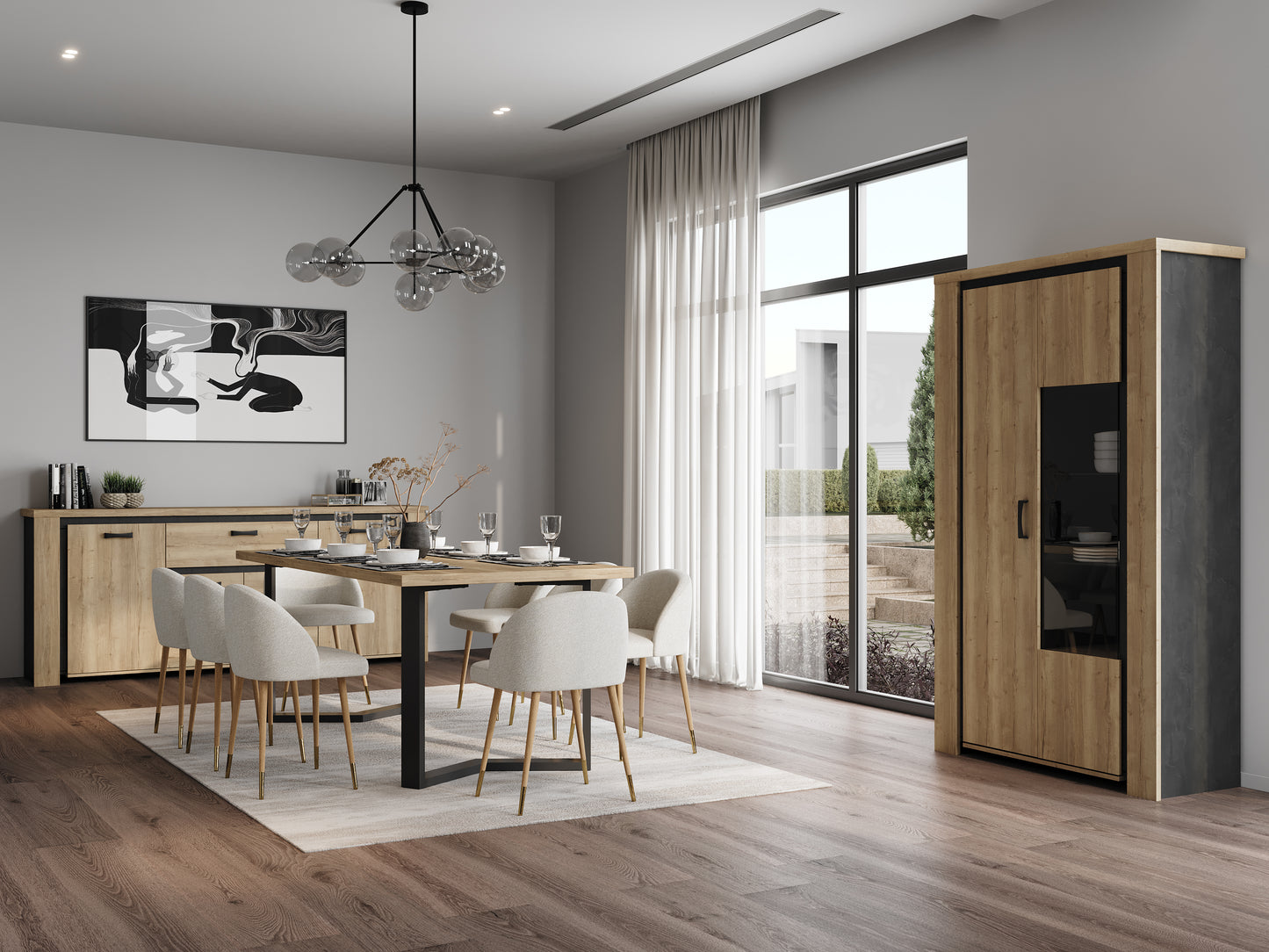 Mesa de Refeição Stout 200x90cm