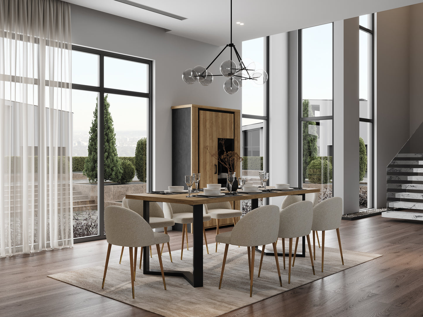 Mesa de Refeição Stout 200x90cm