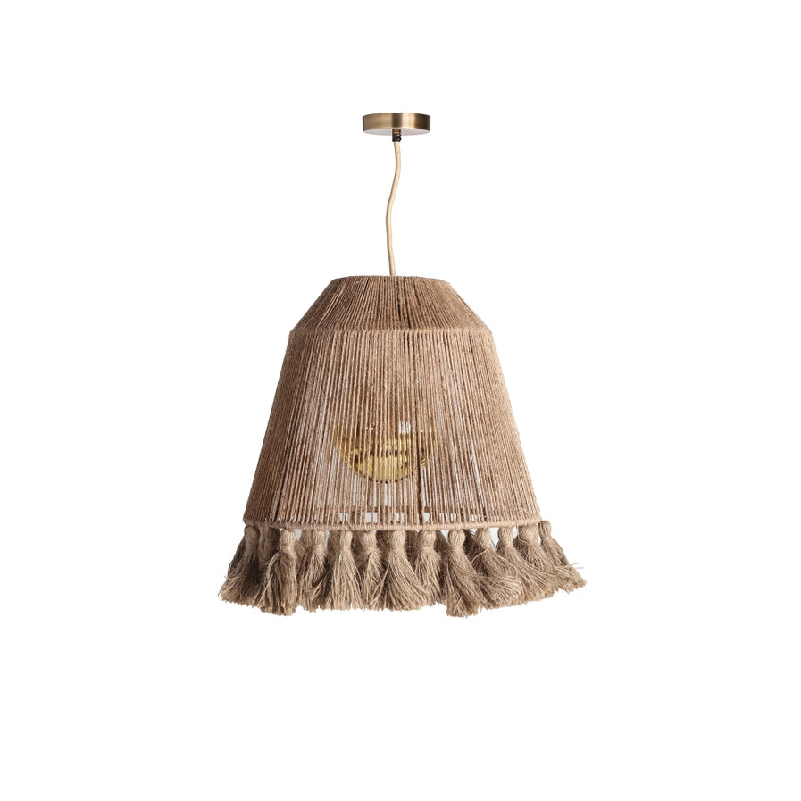 Khed Ceiling Lamp, Natural Jute, 34X34X39Cm