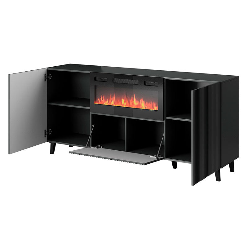 Vamos Sideboard with Fireplace 180cm