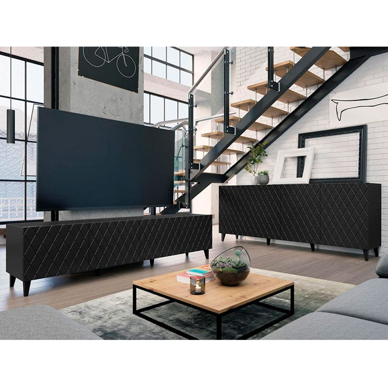 Conjunto Sala Asti Preto