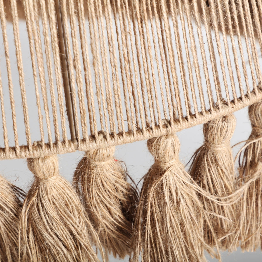 Khed Ceiling Lamp, Natural Jute, 34X34X39Cm