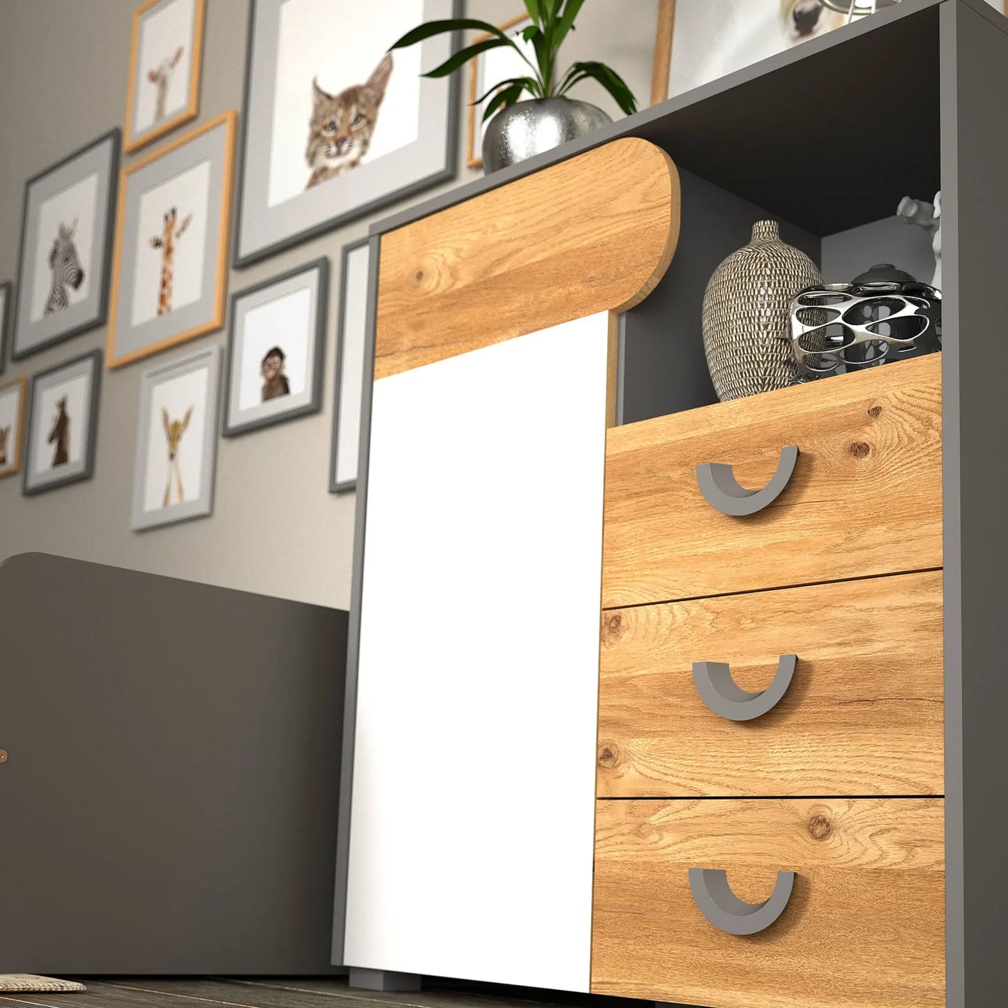 Carini 1P 3G Chest of Drawers