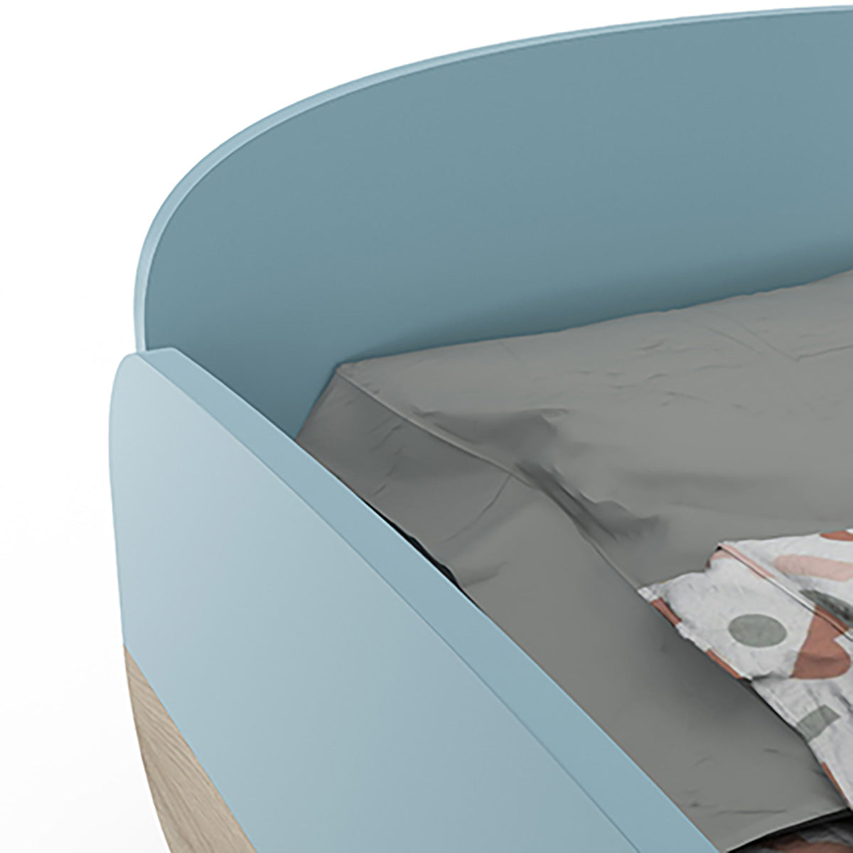 Kit Berço com Opção de Cama Firmiana Azul