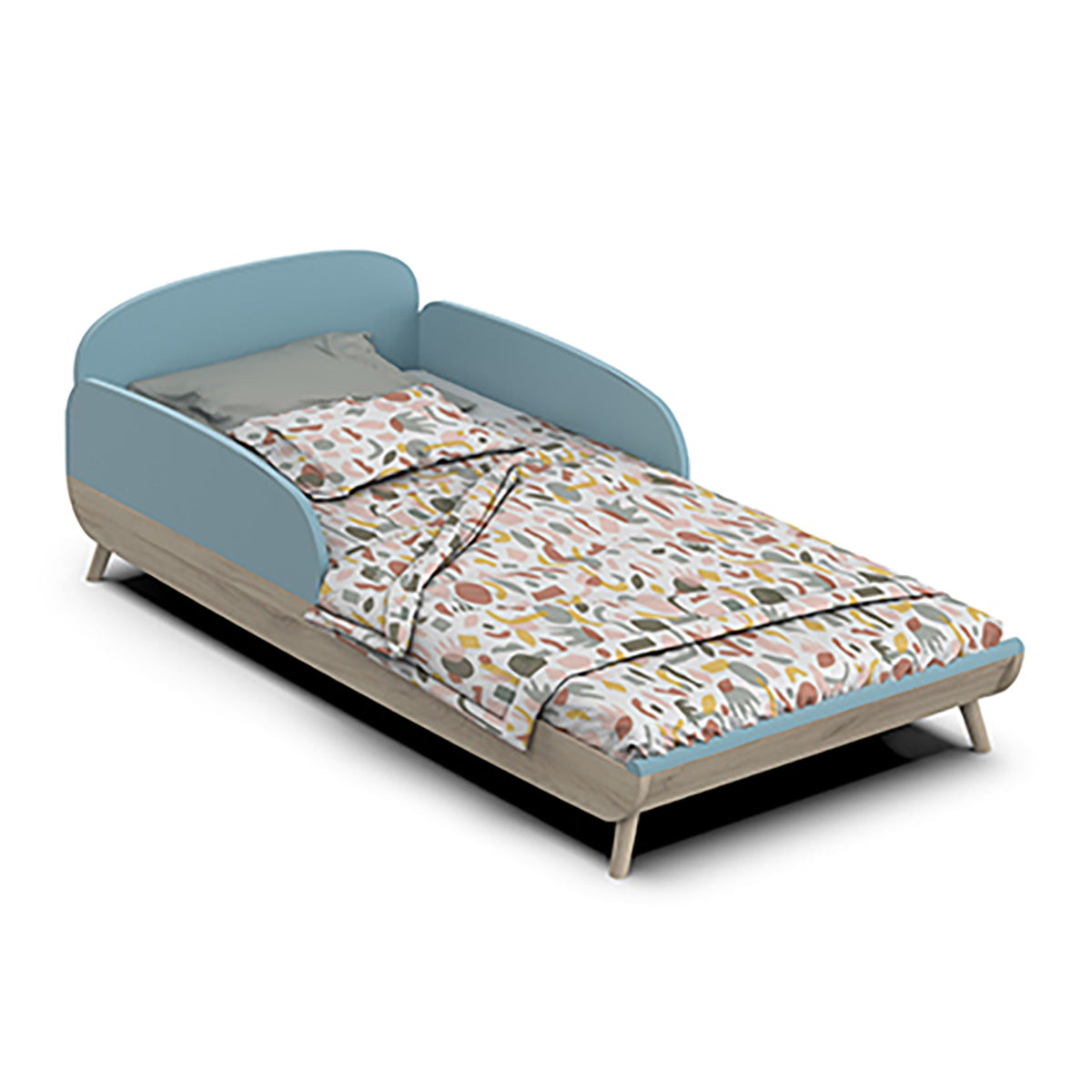 Kit Berço com Opção de Cama Firmiana Azul