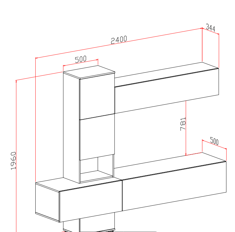 Composição TV Rodi Eastwood e Silkflow