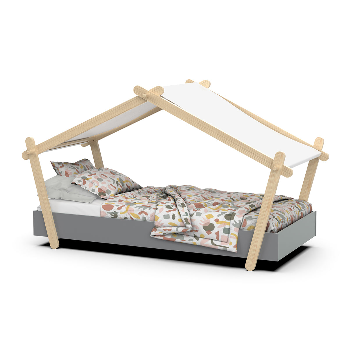 Cama Casa Lodge Cinzento