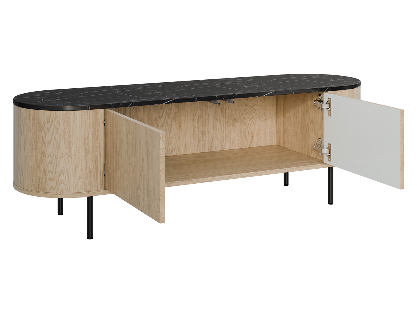 Base TV Lygrint 2P 140cm Preto