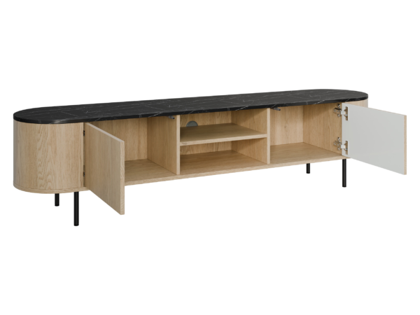 Base TV Lygrint 2P2N 180cm Preto