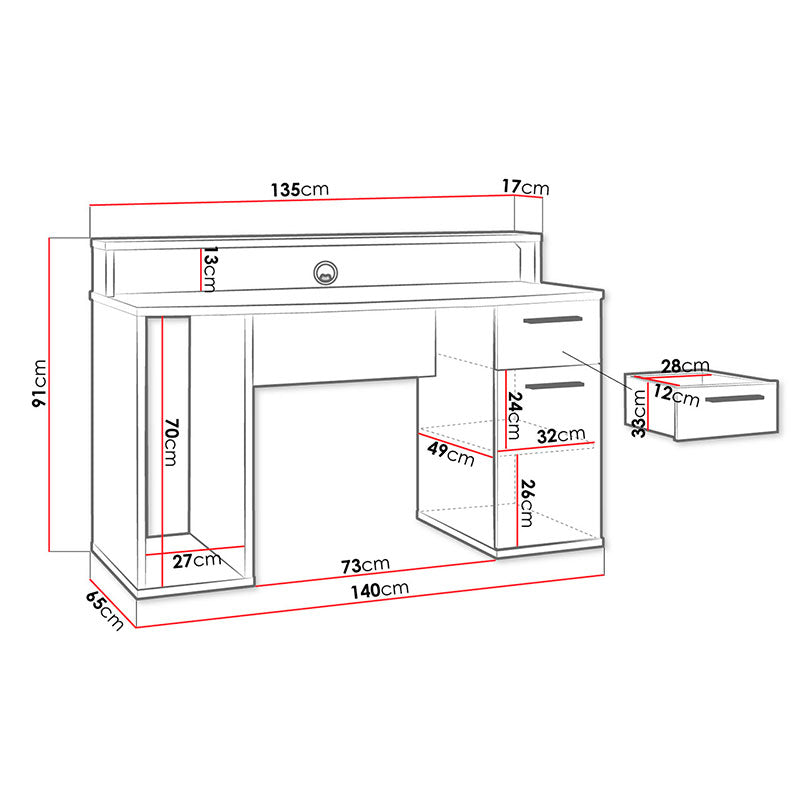 Secretária Gaming Ayo