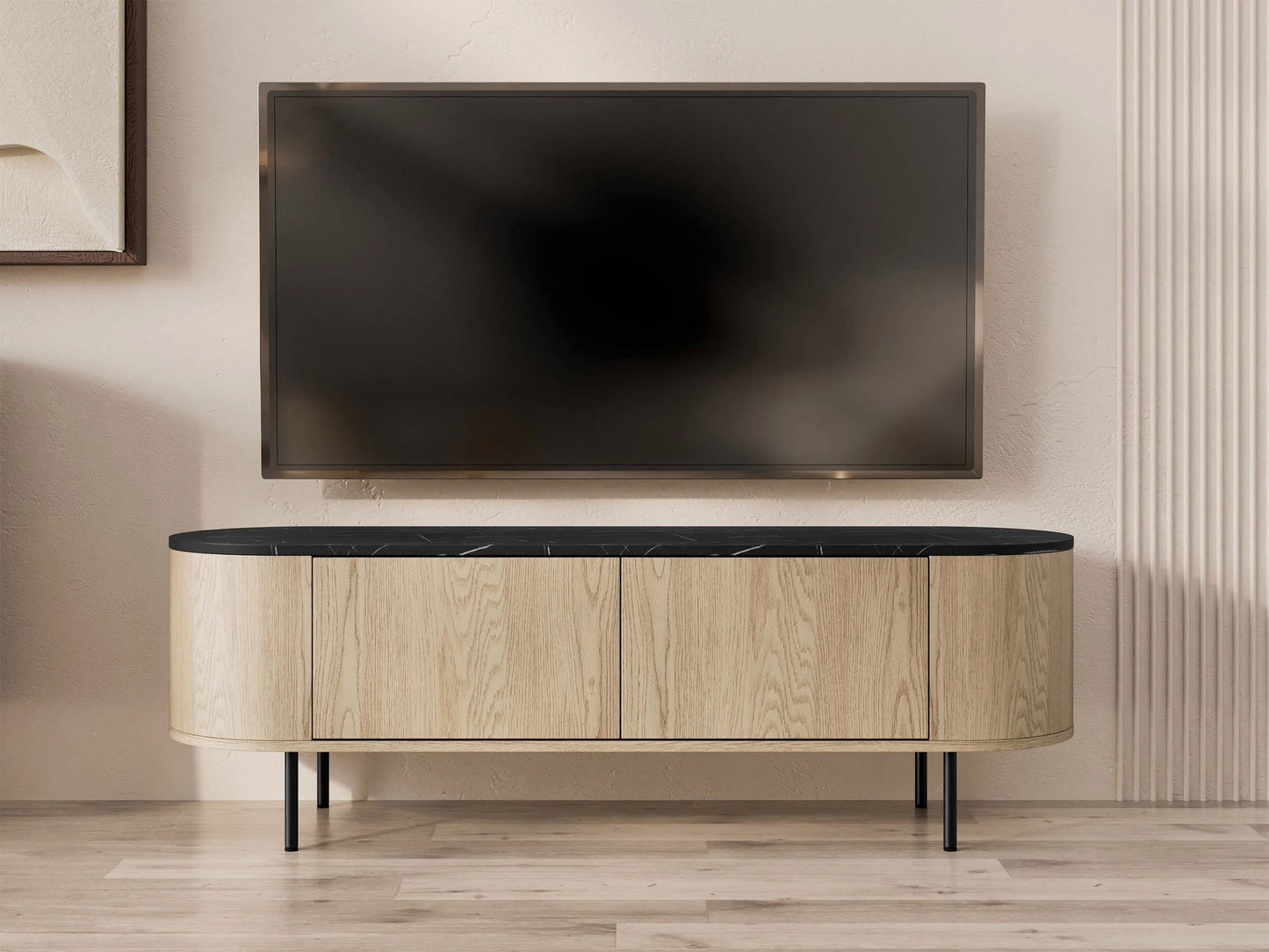Base TV Lygrint 2P 140cm Preto