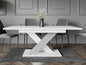 Mesa Extensível Bronx Branco Mármore
