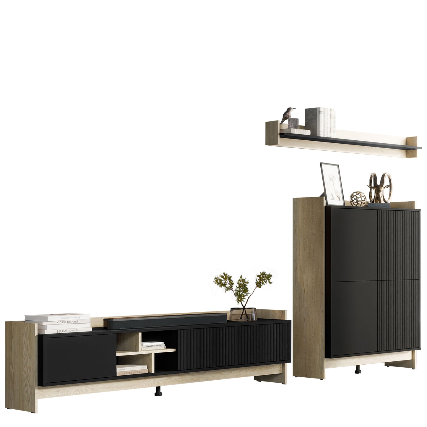 Móvel TV Porto II 2P 4N 150cm