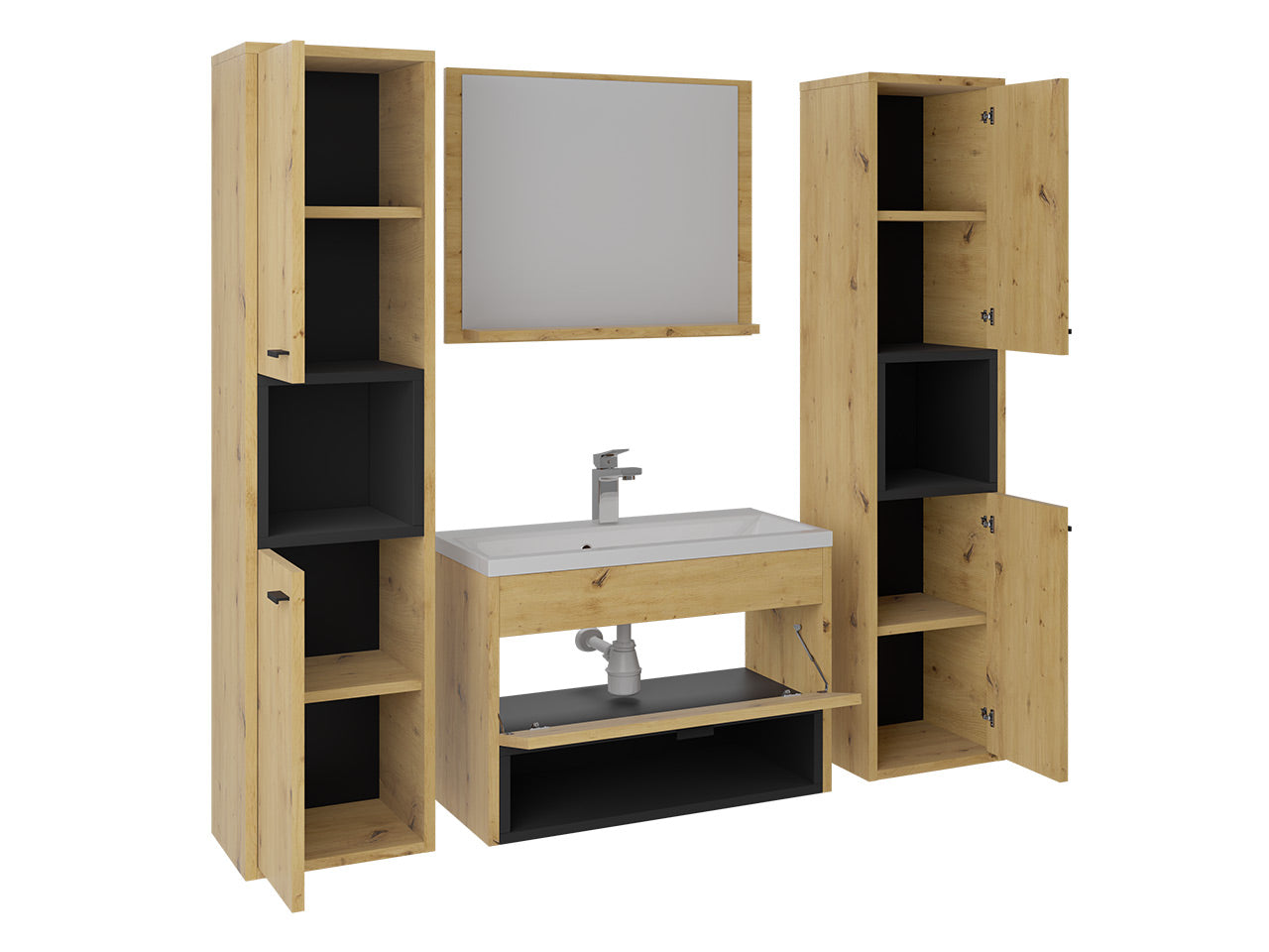 Conjunto WC Olier II Branco com lavatório