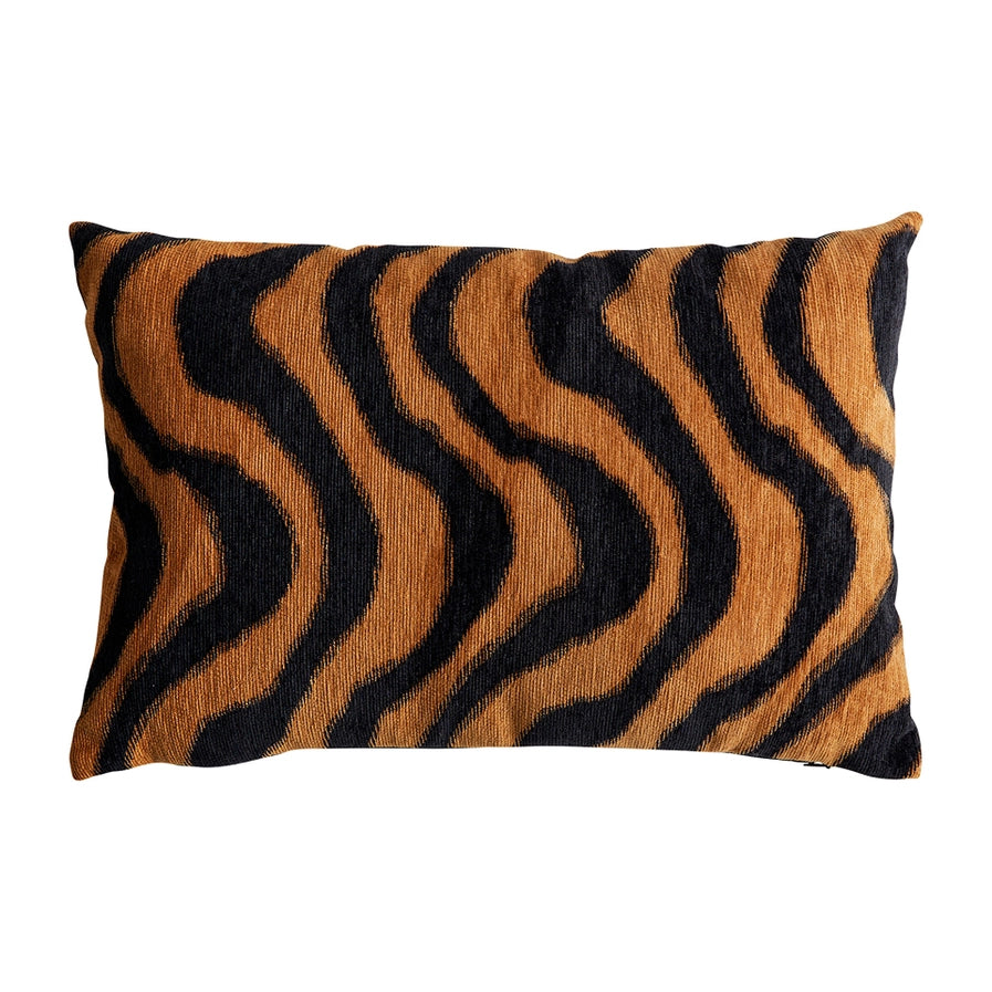 Almofada Tiger, Chenille, Castanho, 42X26X10Cm