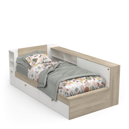 Cama Life 90X190 c/ arrumação