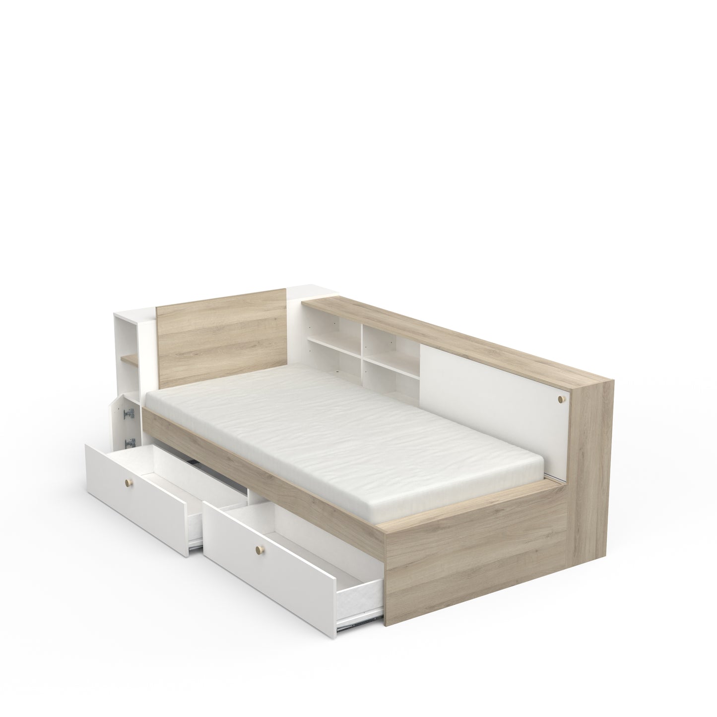 Cama Life 90X190 c/ arrumação