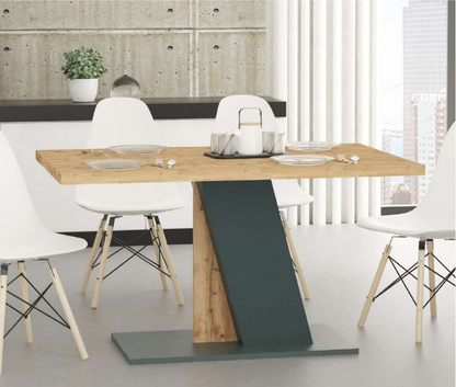 Mesa de Refeição Bristol 140cm Antracite