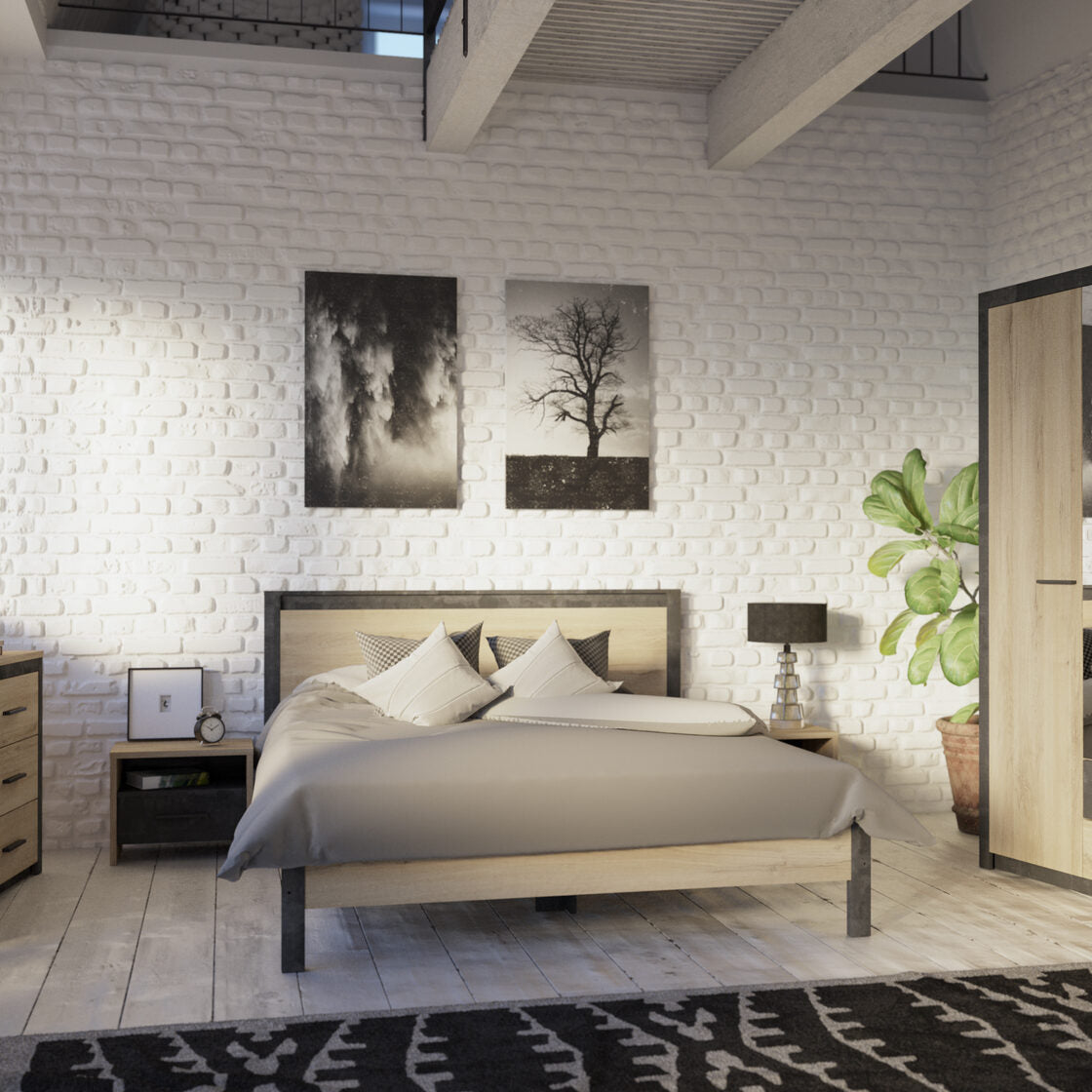 Cama Colorado 140x190