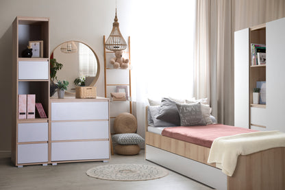 Cama Com Gavetão Dalia 204x94 Faia