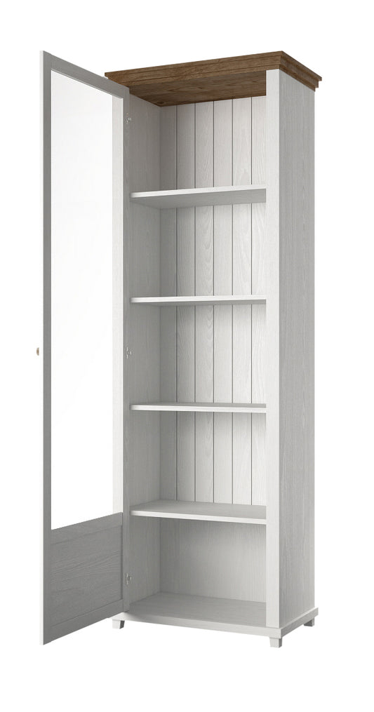Vitrina Alta Evora 1P Abertura Direita Branco