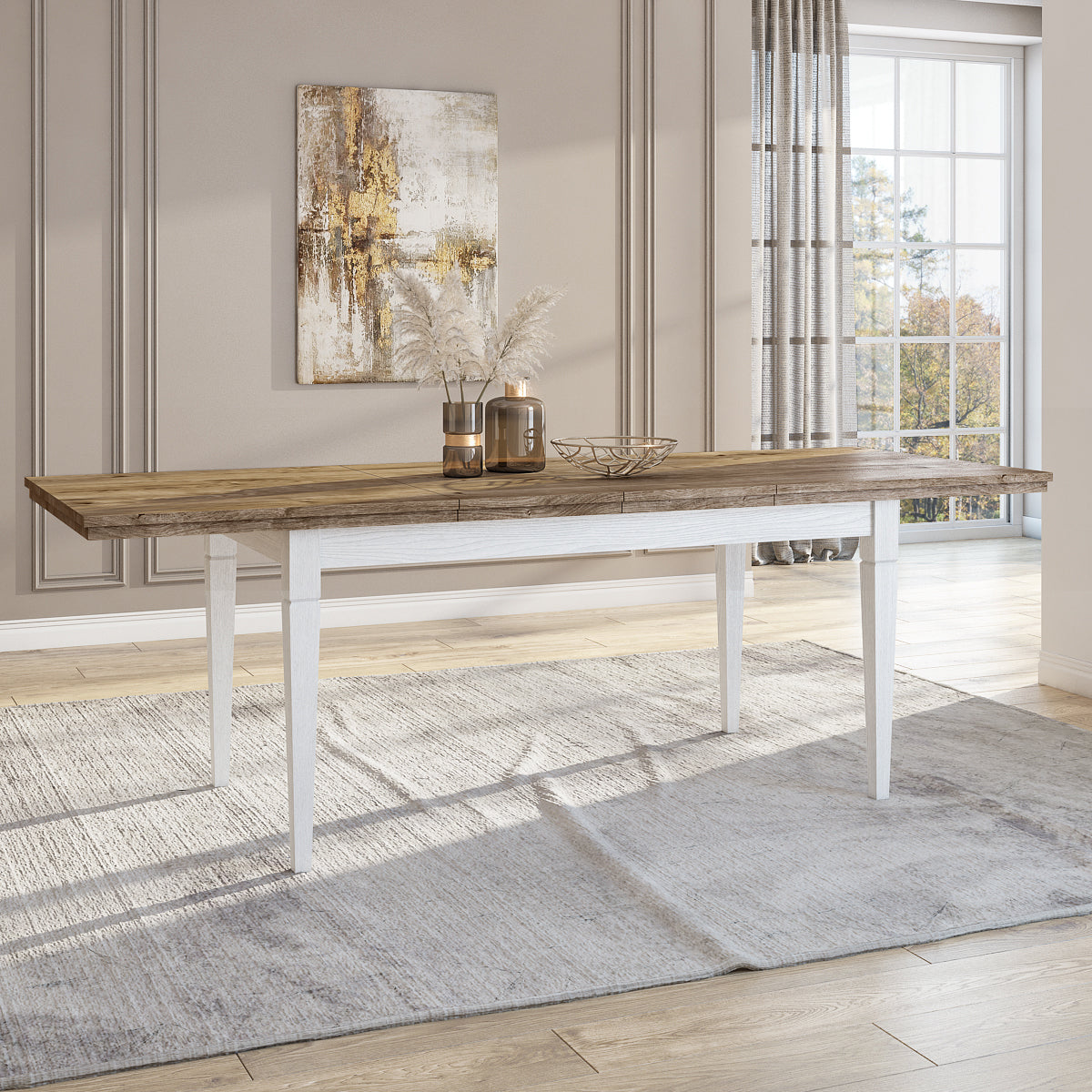 Evora extendable dining table