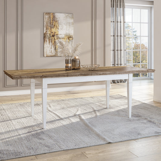 Mesa de Refeição Extensível Evora Branco