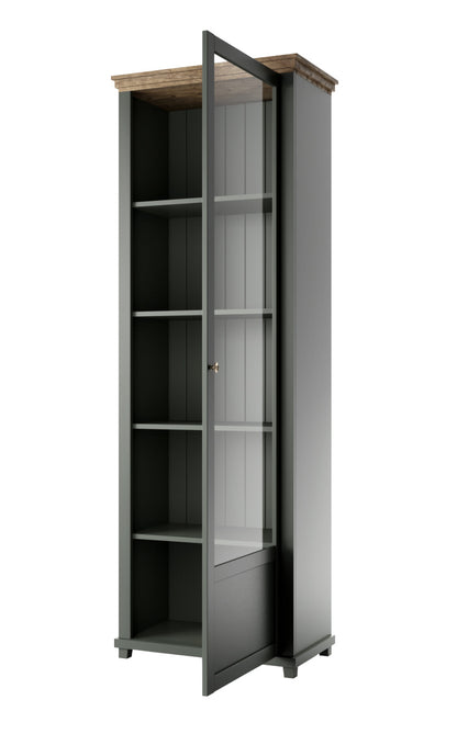 Vitrina Alta Evora 1P Abertura Direita Verde
