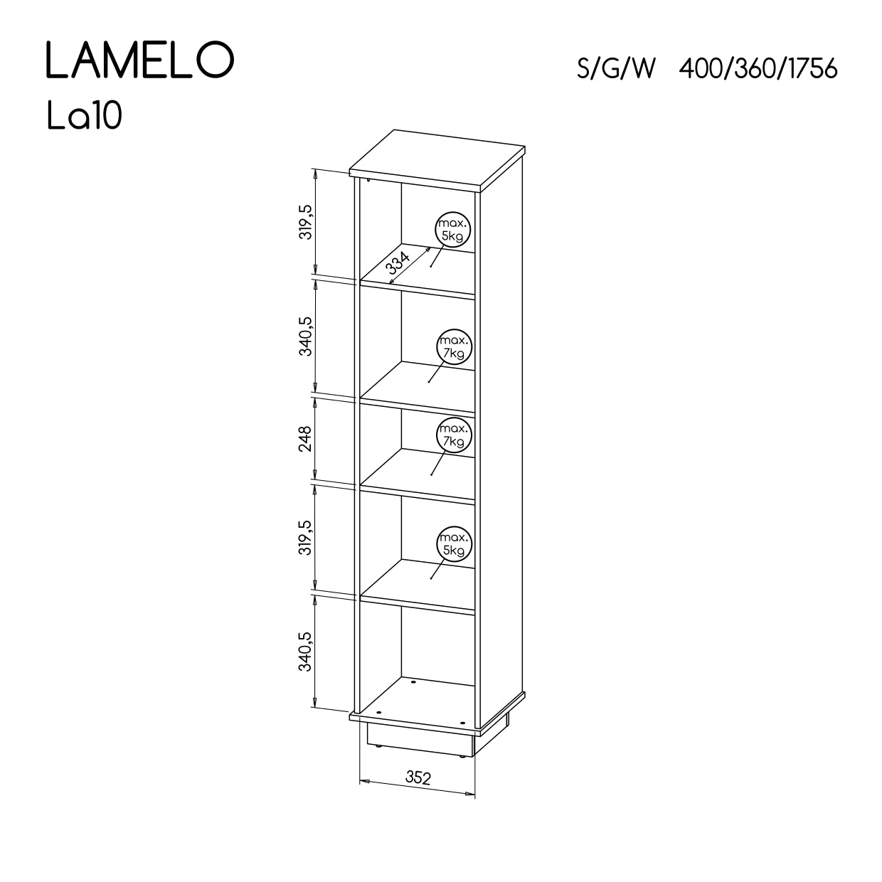 Estante Lamelo