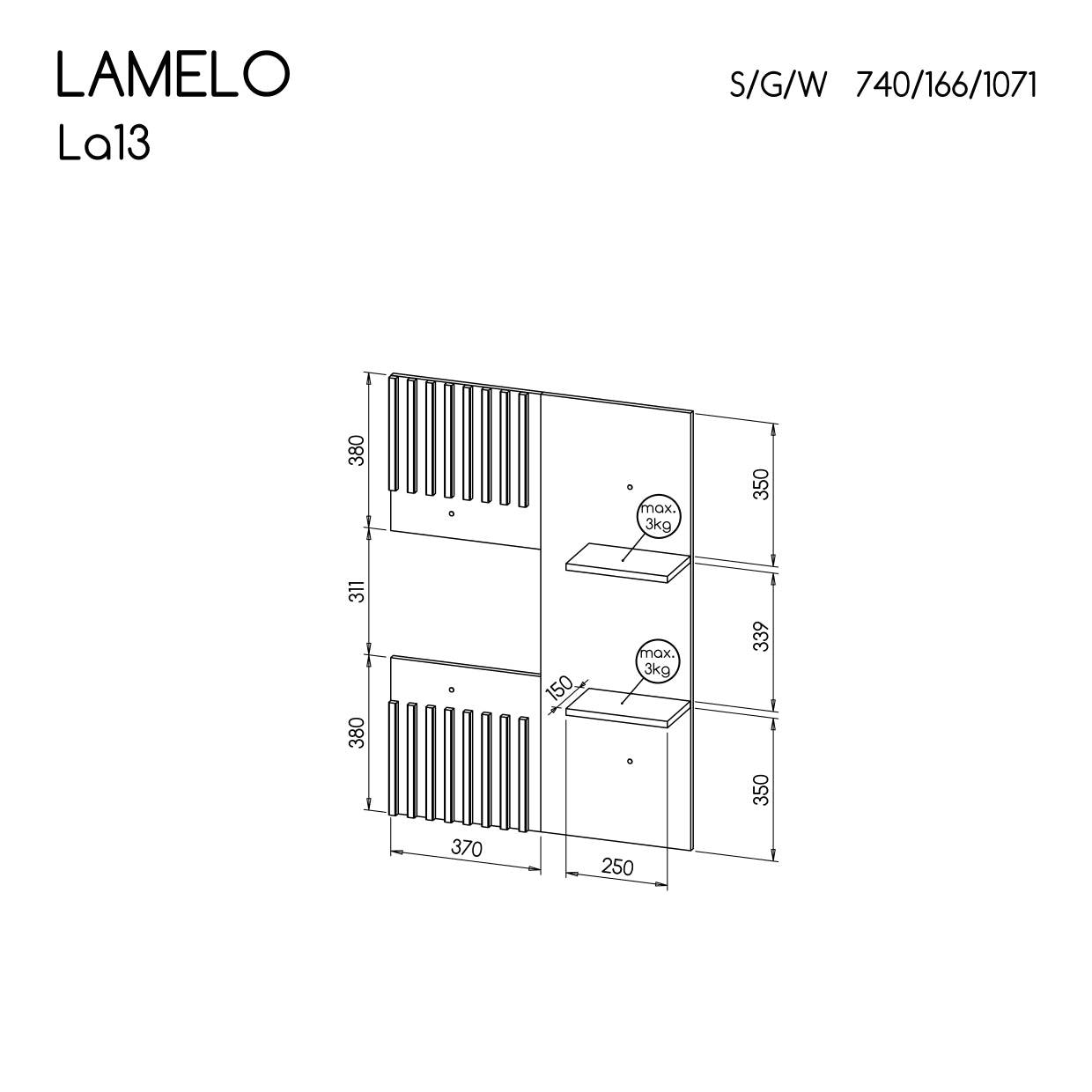 Painel TV Lamelo
