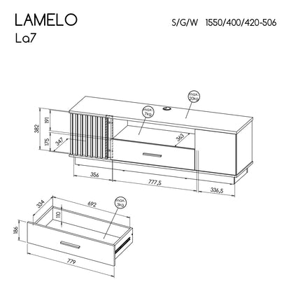 Base TV Lamelo