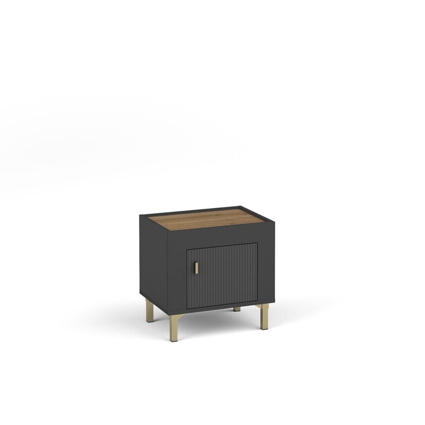 Mesa de Cabeceira Mossa Preto