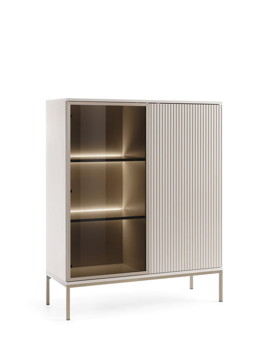 Vitrina Baixa Sento Cashmere 2P 104cm