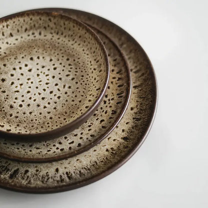 Leopard Plate Set for 4 People