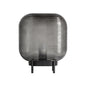 Candeeiro de mesa de vidro preto