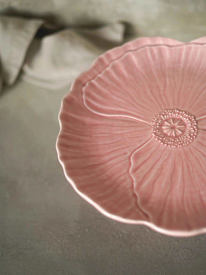 Cake Plate with Flower Stand