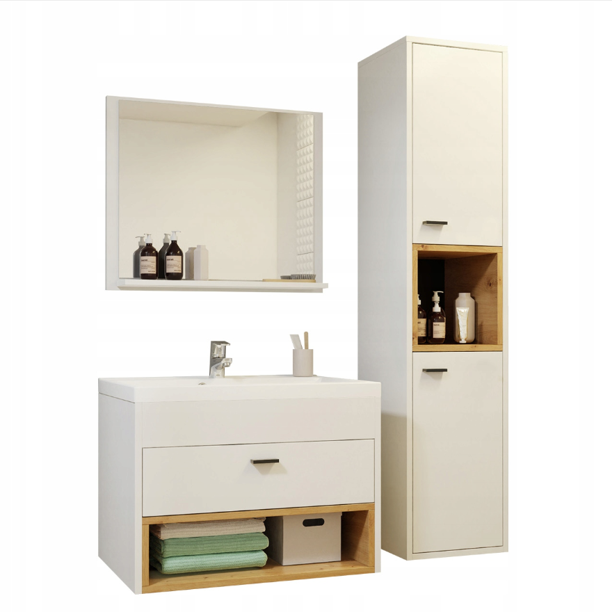 Conjunto WC Olier I Branco com lavatório