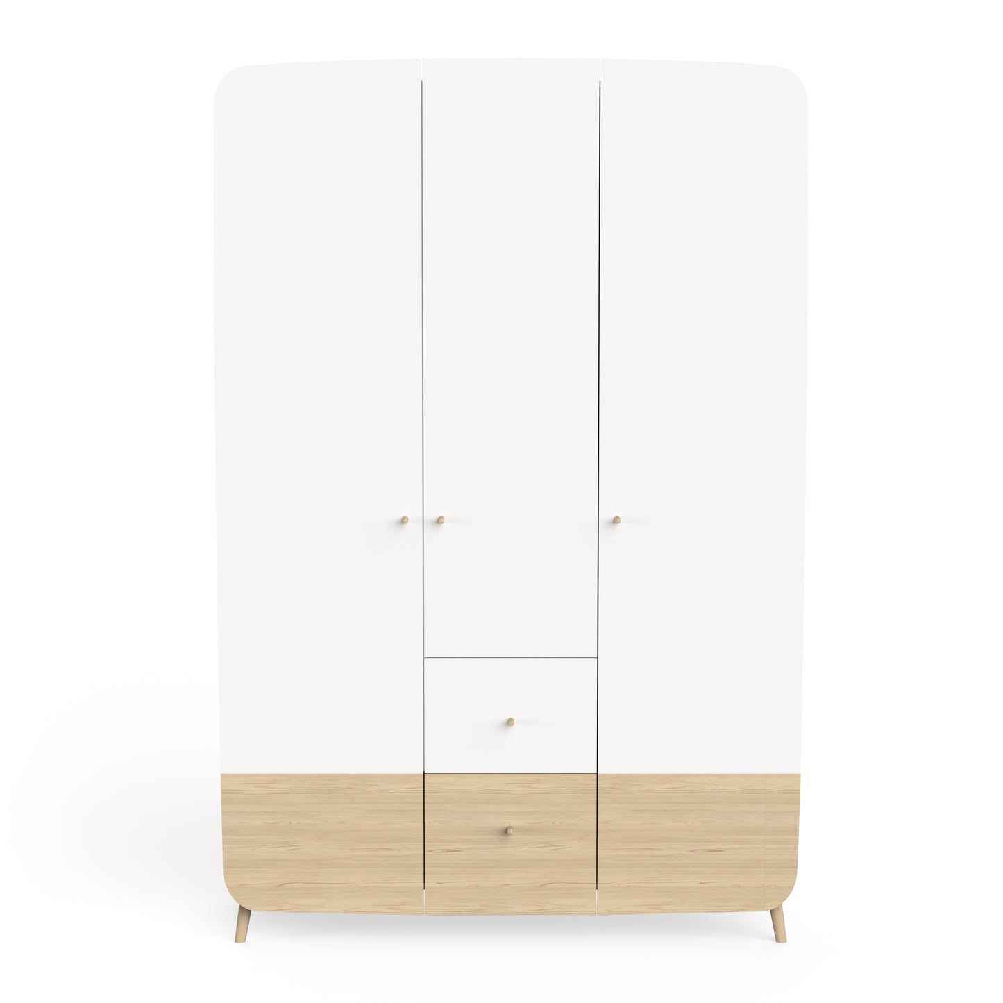 Roupeiro Firmiana 3P 2G Branco
