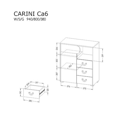 Cómoda Carini 1P 3G